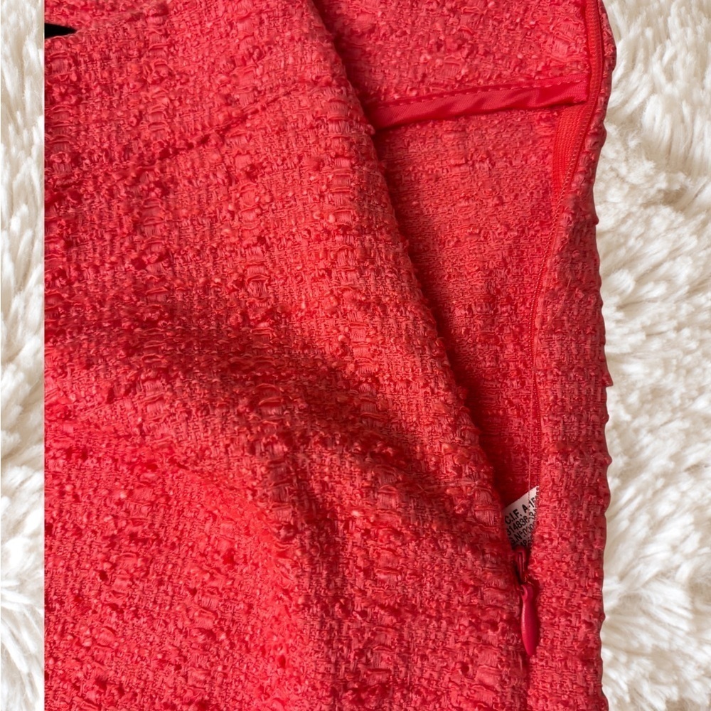 Zara Red Tweed Women's Skorts - Picture 4 of 5